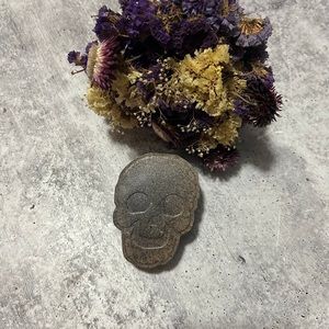 Queen's Quarter's Soap, Handmade, Vanilla Coffee Skull Goat Milk